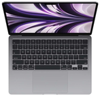 13.3" Ноутбук MacBook Air 13 2022 Space Gray (2560x1664, Apple M2, RAM 8ГБ,SSD 256ГБ, Apple M2 10-Core GPU, MacOS)
