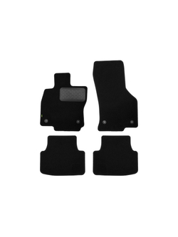 Коврики в салон для SKODA Octavia 2013-2017, 2017-2020, седан, 4 шт.(текстиль) KVR02451601210KH