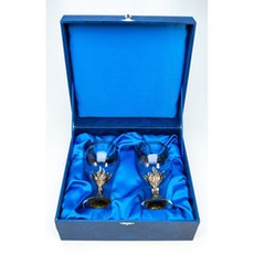 Набор бокалов 2шт. для вина Первоцвет в синей коробке