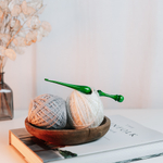 Деревянный крючок для вязания из древесины клена 5 мм. K324