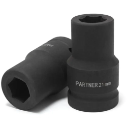 Головка ударная , 21мм (6гр) 1'' Partner PA-48521