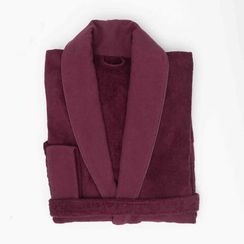 Мужской  махровый халат MODAL бордовый Tivolyo Home