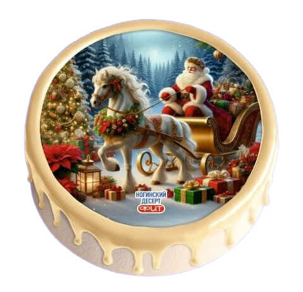 Торт мороженое "Зимние чудеса" Тирамису 350г. Ногинск