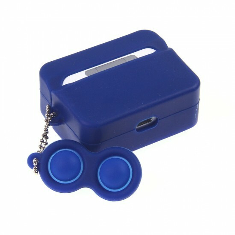 Силиконовый чехол для AirPods PRO Pop it, 012635 Черный