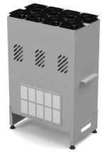 Корпус для майнинга с разделением воздушных потоков на 12 видеокарт