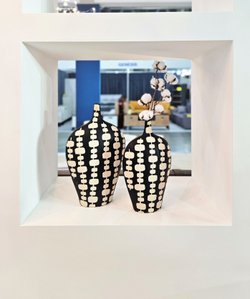 Ваза Black And White Narrow Mouth Vase B