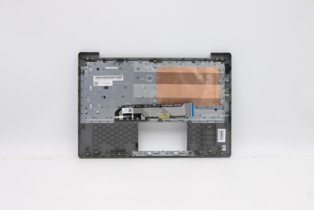 Верхняя панель с клавиатурой (топкейс) для ноутбука Lenovo IdeaPad 1-11ADA05 82GV раскладка - русская, без подсветки, серебристый (5CB0Z53054), оригинал