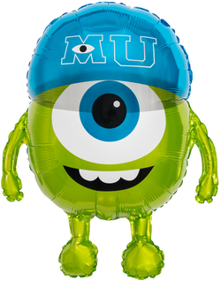 Купить фигурный шар с гелием в виде монстрика Майка Вазовски из корпорации монстров