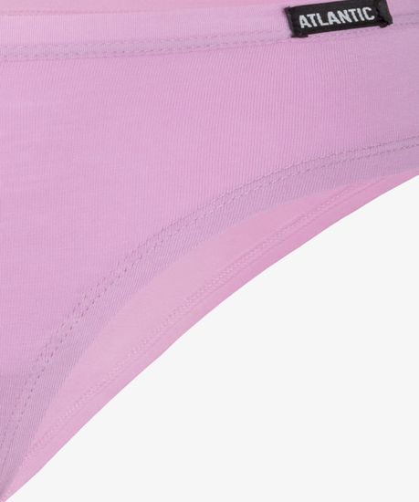 Женские трусы бикини (3шт)  3LP-194, розовый + светло-фиолетовый + графитовый