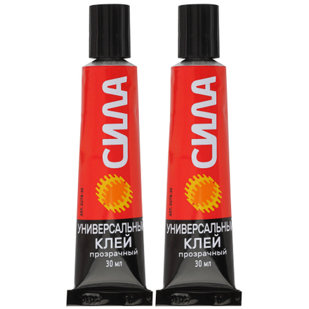 Набор клея СИЛА SET2-UNV30 универсальный 2 шт х 30 мл прозрачный