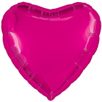 Шар фольгированный Сердце 76 см (Фуксия)