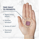 Metagenics, HerWellness™, средство для быстрого снятия стресса, со вкусом ягодного ассорти, 30 жевательных таблеток