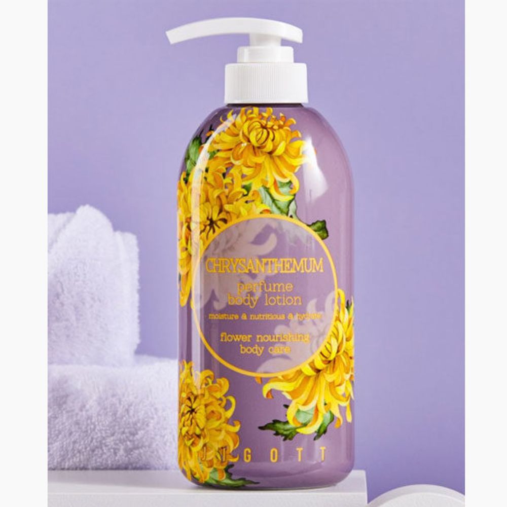 Лосьон для тела с экстрактом хризантемы JIGOTT Chrysanthemum Perfume Body Lotion 500 мл