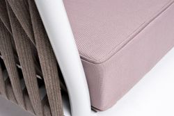 "Касабланка" модульная лаунж-зона из роупа (веревки), каркас из алюминия