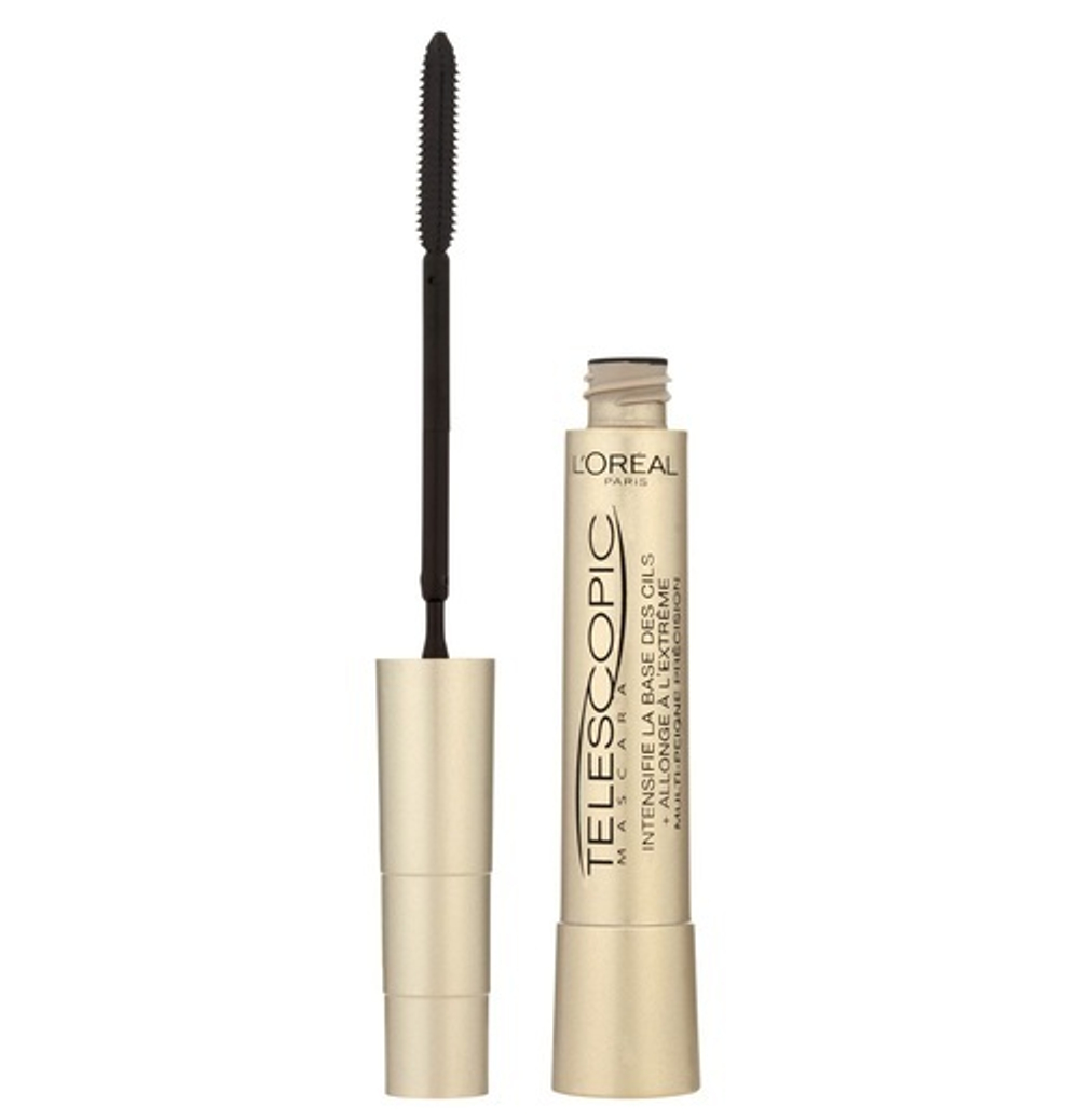 L'Oreal Paris Тушь для ресниц Телескопик, для удлинения и разделения, Черный, 8 мл