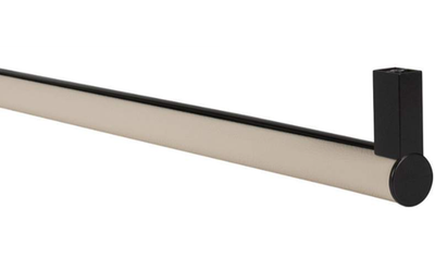 Профиль-штанга для одежды (круглый), 3м бежевый