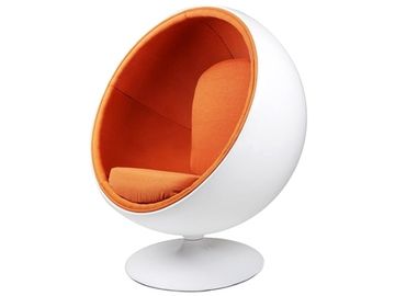 кресло шар ball chair оранжевое
