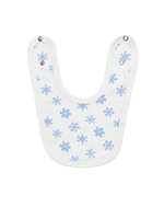 Двусторонний нагрудник Снежинки (0-12 мес)