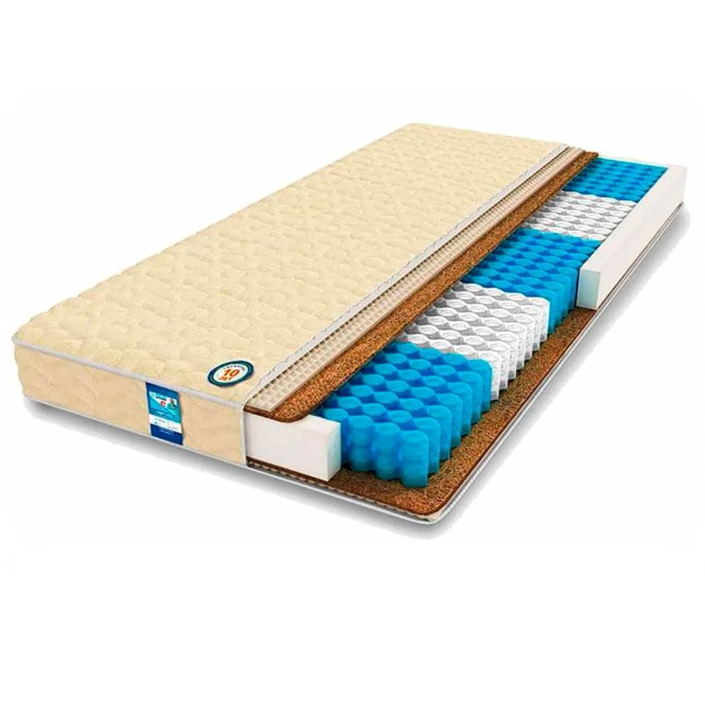 Матрас Askona Expert Evolution 90x200х23, среднежесткий/среднежесткий