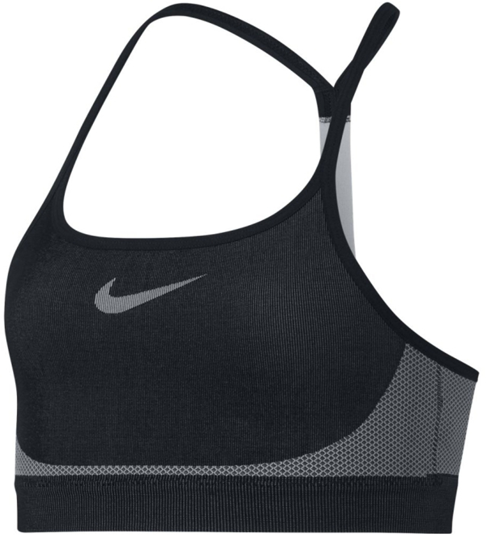 Бюстгалтер для девочек Nike Girls Sports Bra - черный