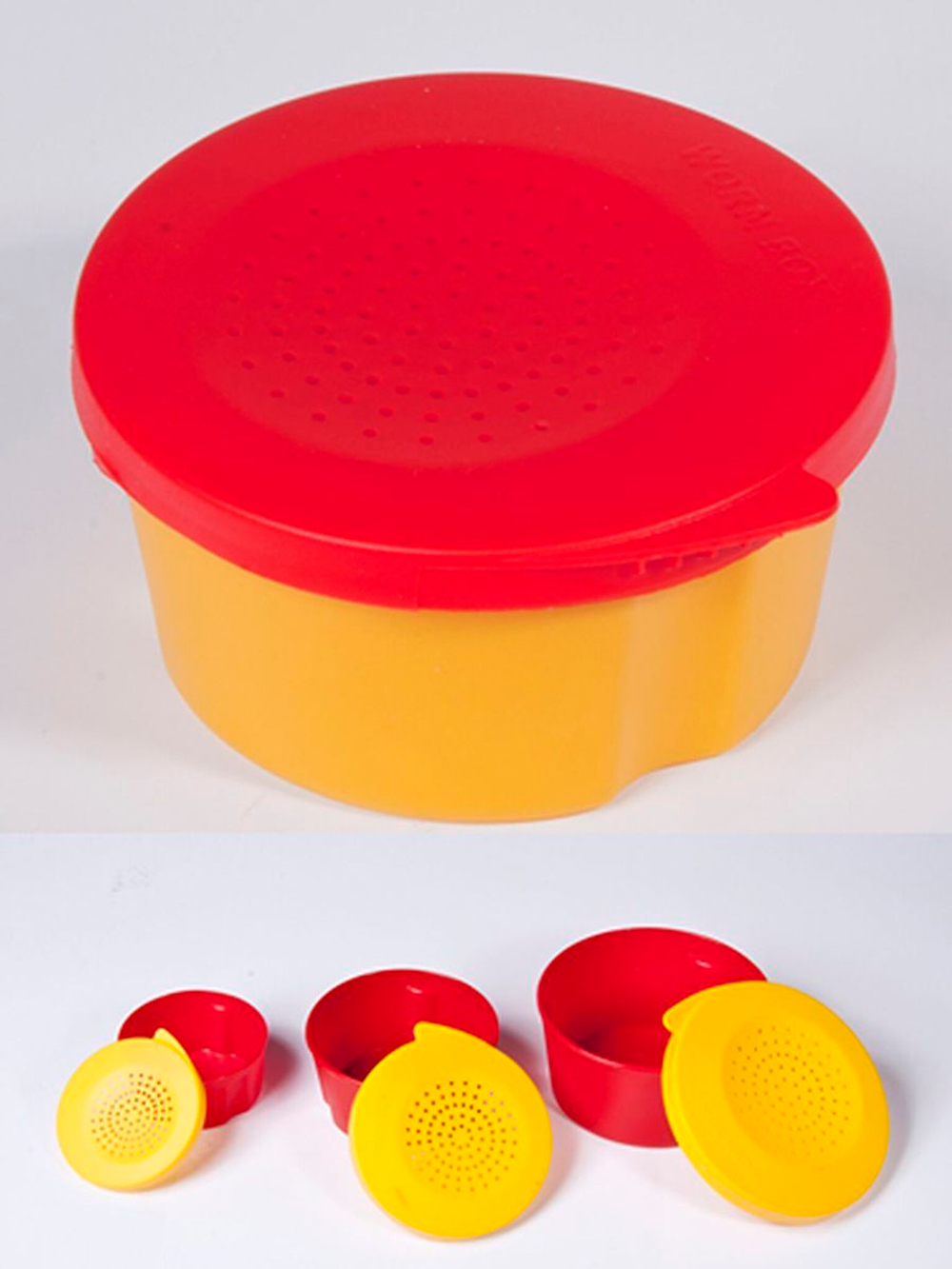 Органайзер рыболовный для наживки Salmo LIVE BAIT 110х56,90х45,70х35 набор