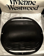VIVIENNE WESTWOOD СУМКА ЧЕРНАЯ С КРАСНЫМ С ЛОГОТИПОМ БРЕНДА