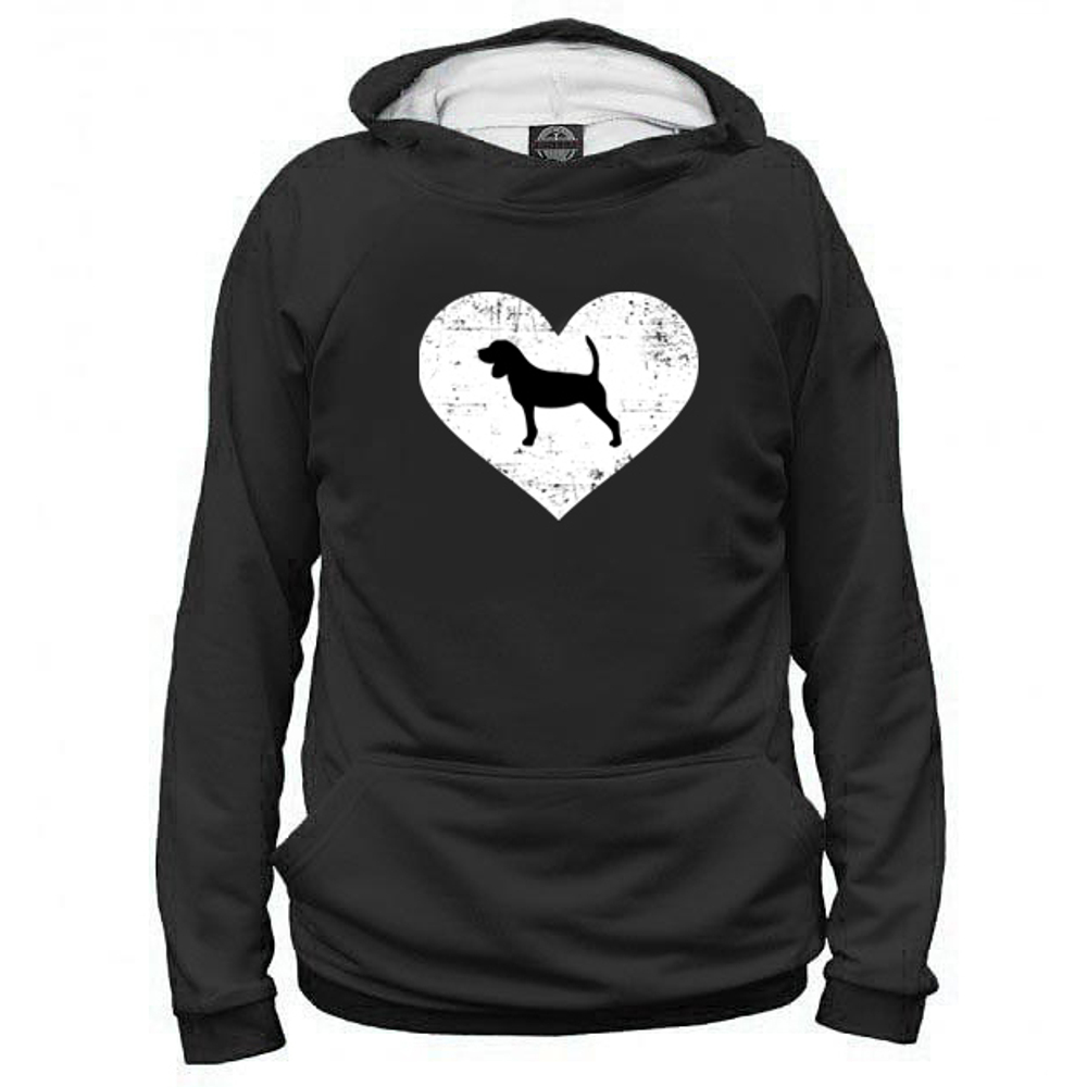 Толстовка "Бигль  в сердце"