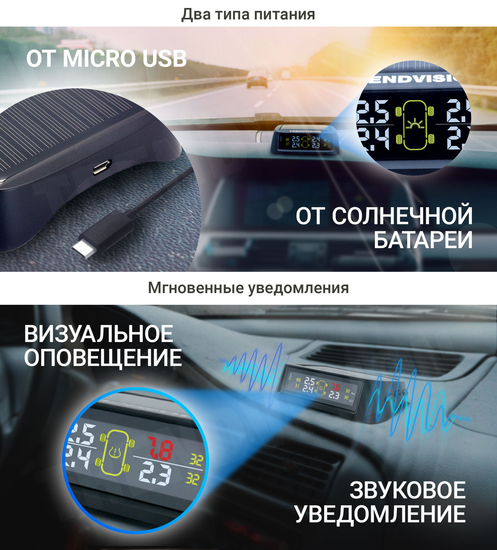 TrendVision TPMS Control (Система мониторинга давления в шинах)