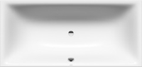 Ванна стальная Kaldewei SILENIO 674, 1700х750х410, самоочищающееся покрытие Easy clean, alpine white, без ножек, с отверстиями для ручки