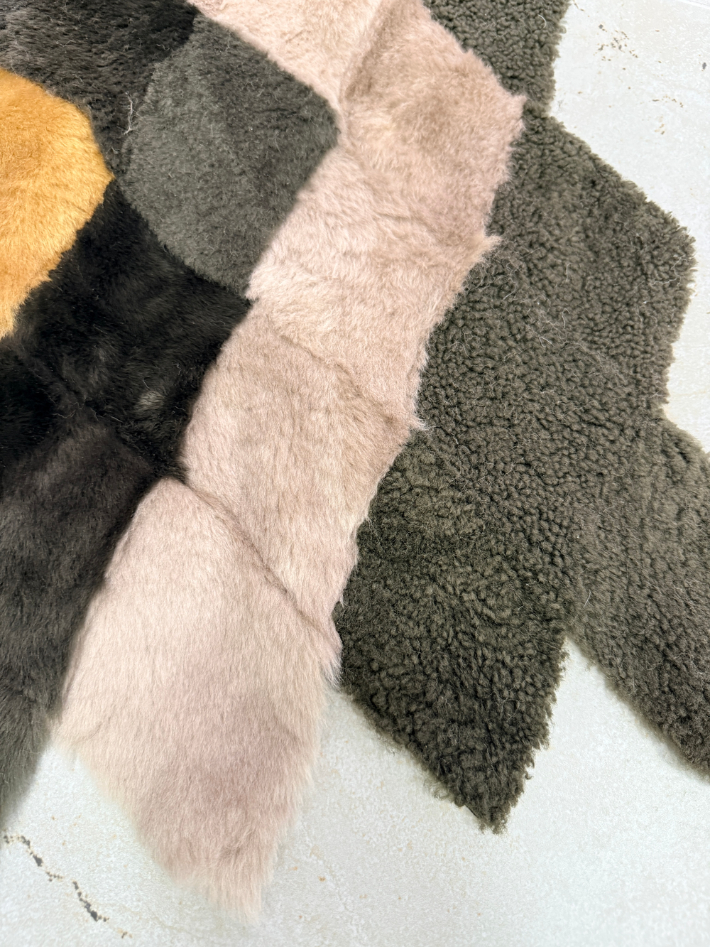 Меховой Коврик прикроватный накидка на кресло из овчины