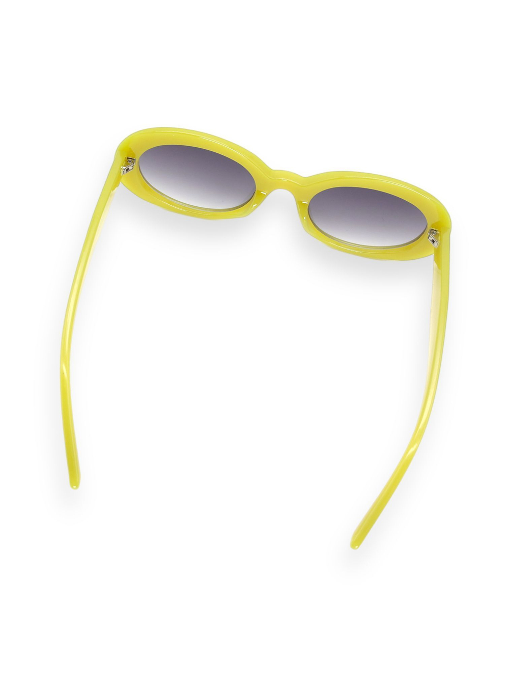Очки солнцезащитные, узкие, глянцевое серебро