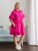 Платье 1247 фуксия Novita (Акция)