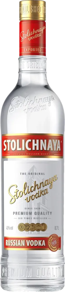 Водка Столичная 40% 0,7л
