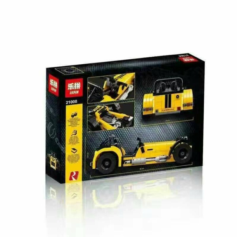 Конструктор автомобиль Lepin Technican  Caterham Seven 620R/21008/771 деталь/Совместим с Лего