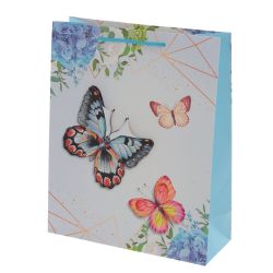 GAEM Пакет подарочный (бумага 210г/м2, блок микс 12шт), L26 W10 H32 см, 4в.