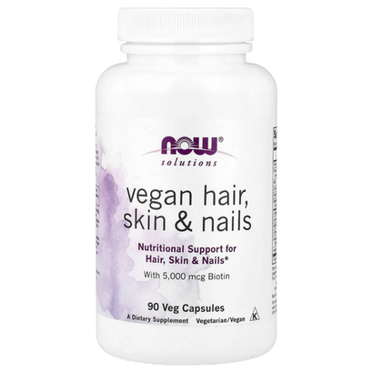 Now Foods Vegan hair, skin & nails 90 veg capsules , Для волос, ногтей и кожи