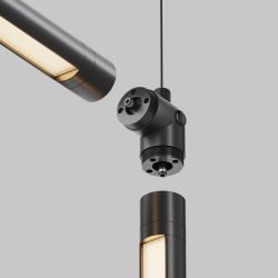 Угловой коннектор для системы без ввода питания Maytoni   CA014CL-B