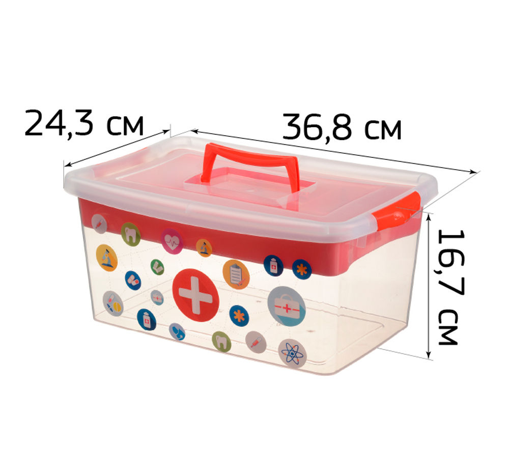 Контейнер АПТЕЧКА 9л М2908