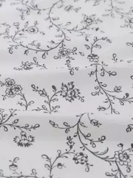 Простыня на резинке 140*200 белый с рисунком