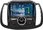 Магнитола для Ford Kuga 2 2017-2019 (SYNC 3, рамка с кнопками тип 2) - Teyes CC4-PRO монитор 9.5" 2K QLED на Android 13, Snapdragon 778G, AI, CarPlay, DSP, 4G SIM-слот