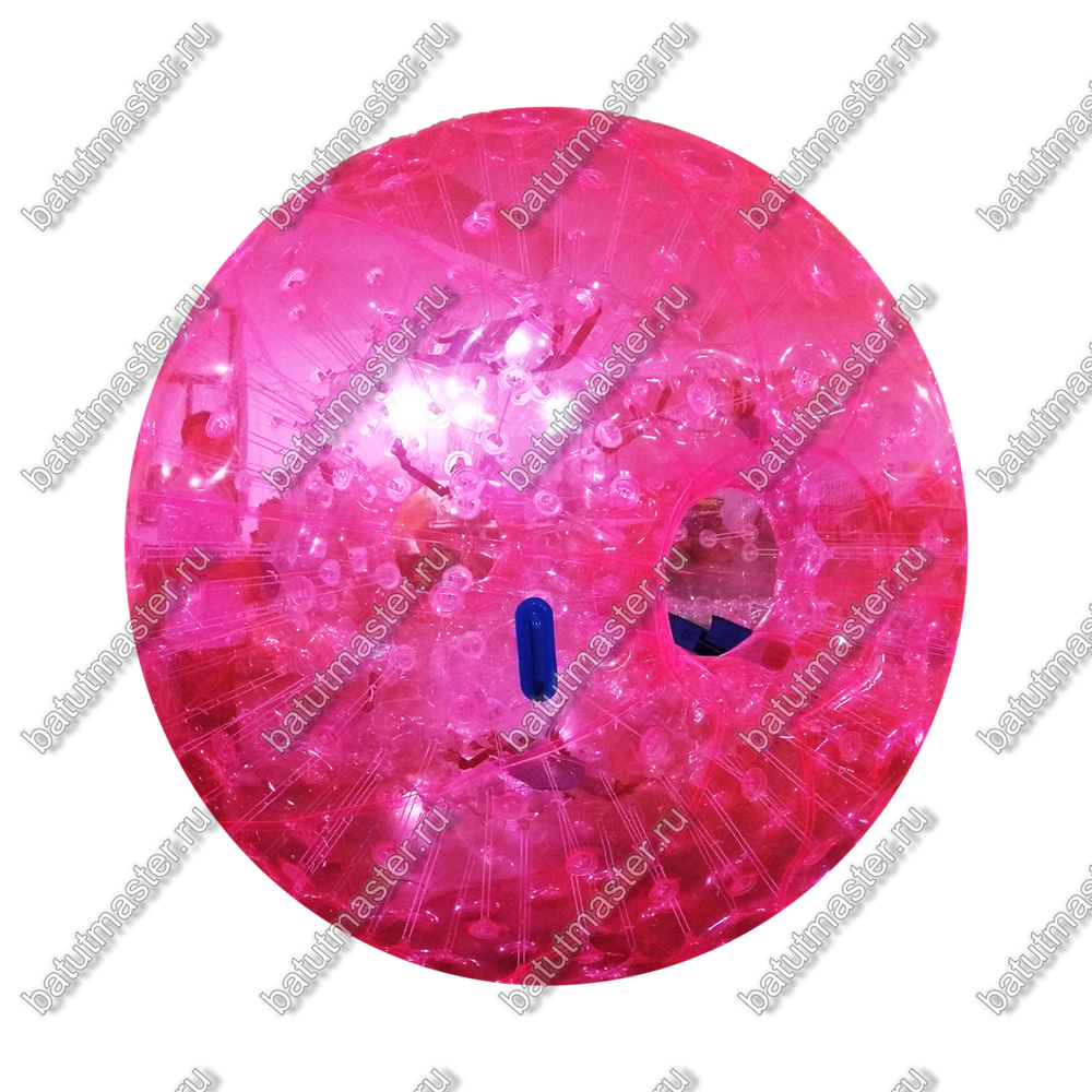 Зорб "Розовый" ПВХ, диаметр 2,1 м