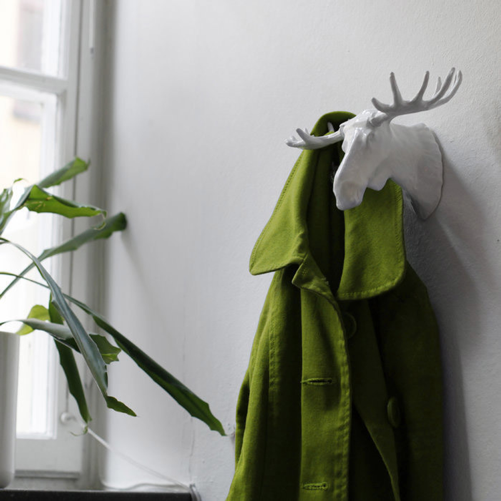 Вешалка moose белая