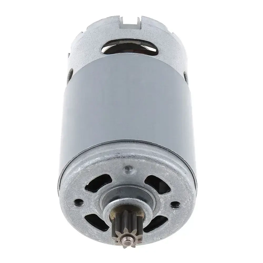 RS550 12 В 9 зубьев 7,9 мм DC мотор 19500 об/мин односкоростной для шуруповерта / электрической дрели с высоким крутящим моментом редуктора