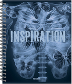 Тетрадь общая 96л, РЕНТГЕН, обложка-мелов.картон+софттач-лак, металлический гребень, клетка