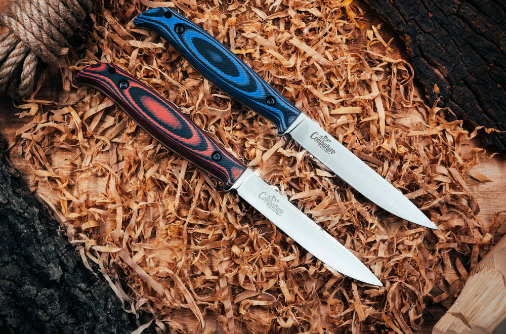 Туристический нож Companero AUS-10Co (Cryo) Black-Red G10