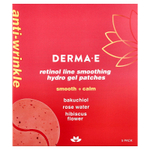 DERMA E, Разглаживающие гидрогелевые патчи с ретинолом, для всех типов кожи, 5 шт.