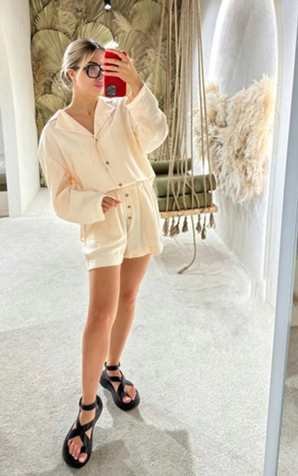 Шорты вискоза (кремовый)