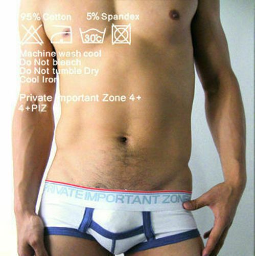 Мужские трусы хипсы 4+ Private Important Zone White Hipster