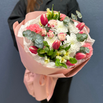 Весенний букет с тюльпанами #45