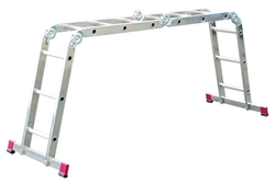 MULTIMATIC Шарнирная универсальная стремянка-трансформер,4*3 (120632)